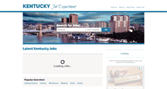 Desktop Screenshot of kentuckyjobdepartment.com